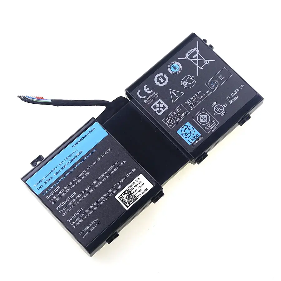 

Golooloo 86Wh battery 2F8K3 KJ2PX 0KJ2PX G33TT For DELL Alienware 17 17X 18 18X Series