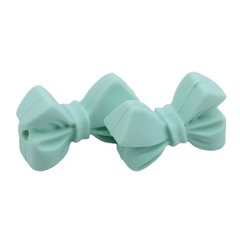 

Bow Beads Creative DIY Baby Teeth Beads Food Grade Molar Beads Baby Chews Column Molars Products Designed For Little Baby 10Pcs