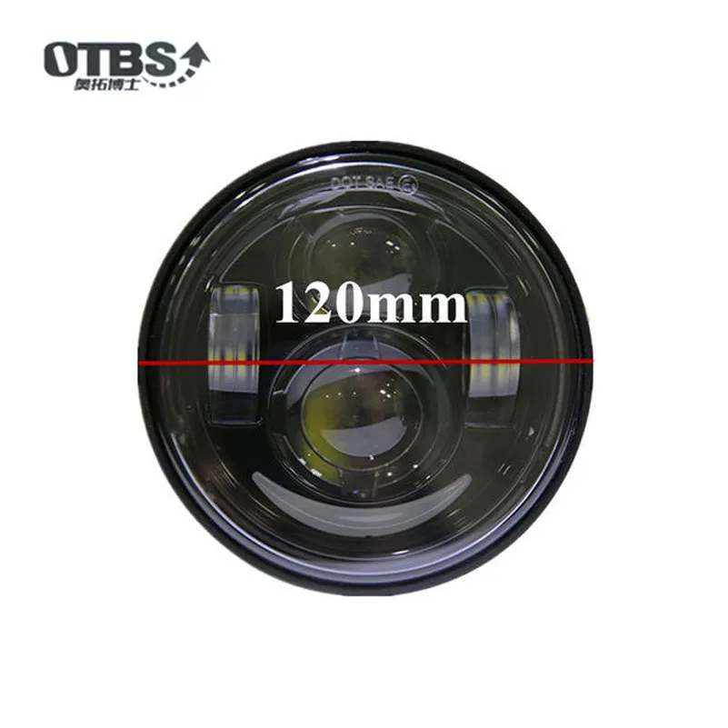 2 Pcs Motorcycle 5 Inch Moto Round Headlamps For