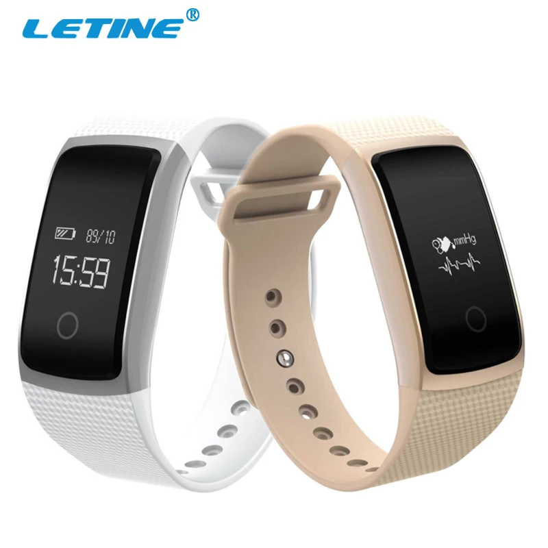

Letine A09 Sport Fitness Smart Bracelet Clock Blood Pressure Activity Monitor Wristband Compatible with Connect Andriod Phone