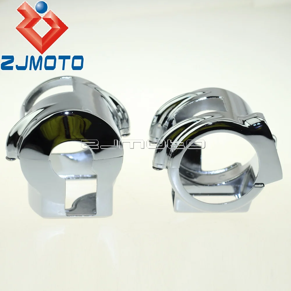 

Motorcycle Left Right Handlebar Switch Housing Set For Honda VTX1800 C R S F N w/ Hydraulic Clutch 02-07 Aluminum Switch Covers
