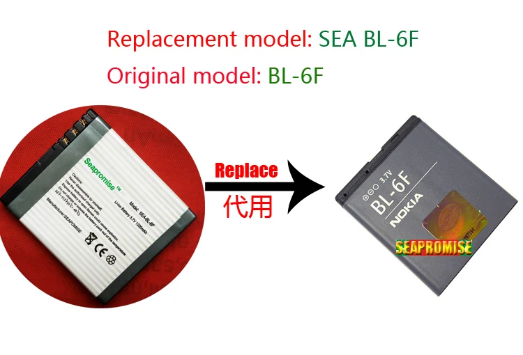 

freeshipping Retail mobile phone battery BL-6F BL 6F BL6F for nokia N95 8GB, N78, N79....
