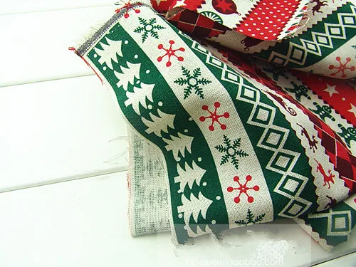 

1 meter of printed fabric for sewing linen/cotton DIY patchwork handmade tecido odds and ends