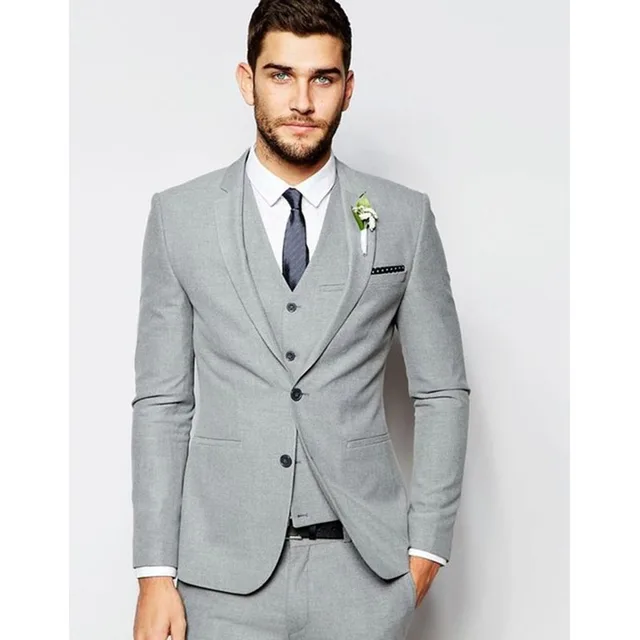 2018 Wedding Suits Terno Masculino Latest Coat Pant Designs Grey Men 2018 Wedding Suits Terno Masculino Latest Coat Pant Designs Grey Men Suit Slim Fit 3piece Tuxedo
