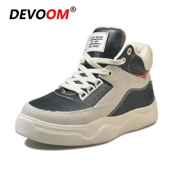 

New Winter Snow Shoes Women Skateboard Shoes Fur Warm Sport Shoes Women Outdoor Jogging Trainers Shoes Athletic Sneakers 35-39