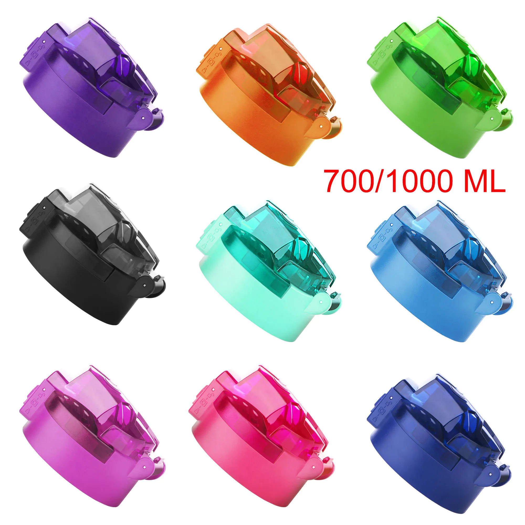 

Sport Water Bottle Lid 700/1000 ml Cap Jumping TRITAN Material Thermos Stopper Accessories