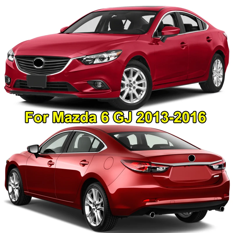 Для Mazda 6 Atenza M6 GJ хромированный передний противотуманный светильник, противотуманный светильник, противотуманная фара, накладка, рамка, молдинг, украшение