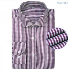 Деловая Мужская рубашка с длинными рукавами из чистого хлопка, приталенная рубашка Camisa, рабочая официальная одежда, сорочка, рубашки высокого качества, большие размеры, S-3XL