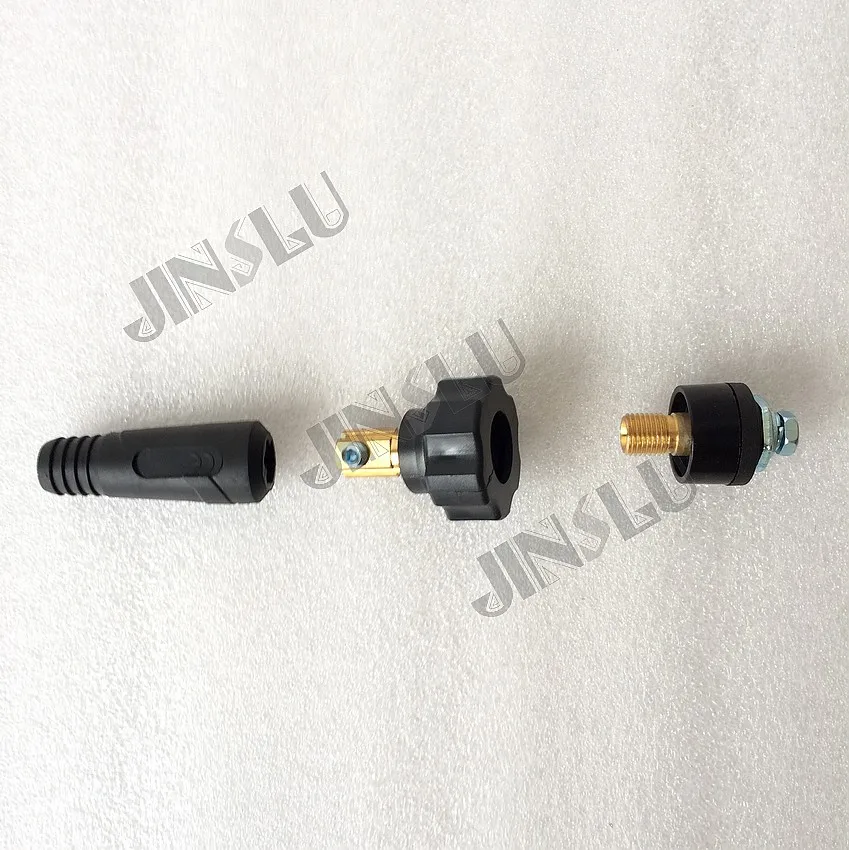 

Free shipping Welding Cable Connector Portable Quick Fitting Plug Welding Thai Plug and Joint-Socket 35-50 mm2