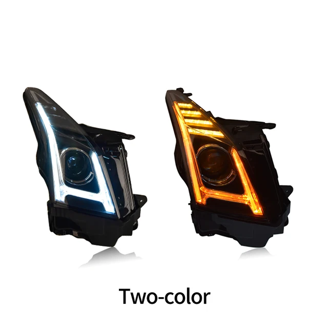 Headlight Assembly for Cadillac ATS L 2014 2017 modified two color