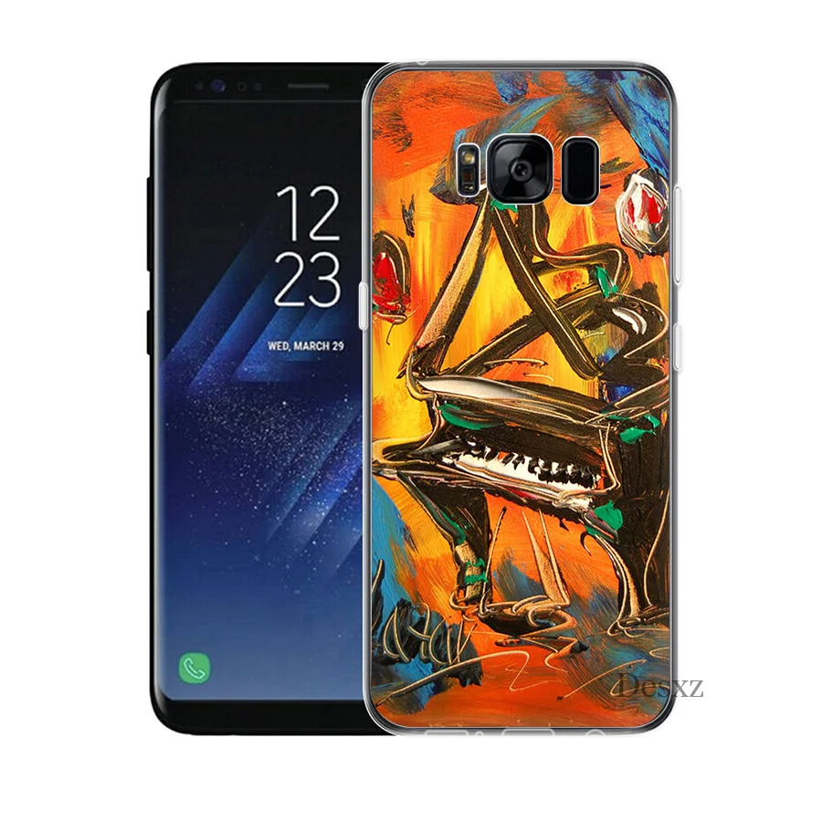 Чехол из ТПУ для Samsung A7 A9 A10 A20 A30 A40 A50 A60 A70 A5 A6 A8 Plus J3 J5 J6 J7 Piano Keys Music lover gift