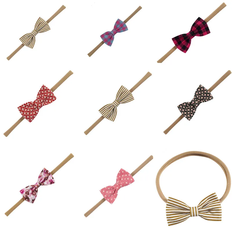 10 цветов корейский милый бант ручной работы эластичный нейлоновый ремень для