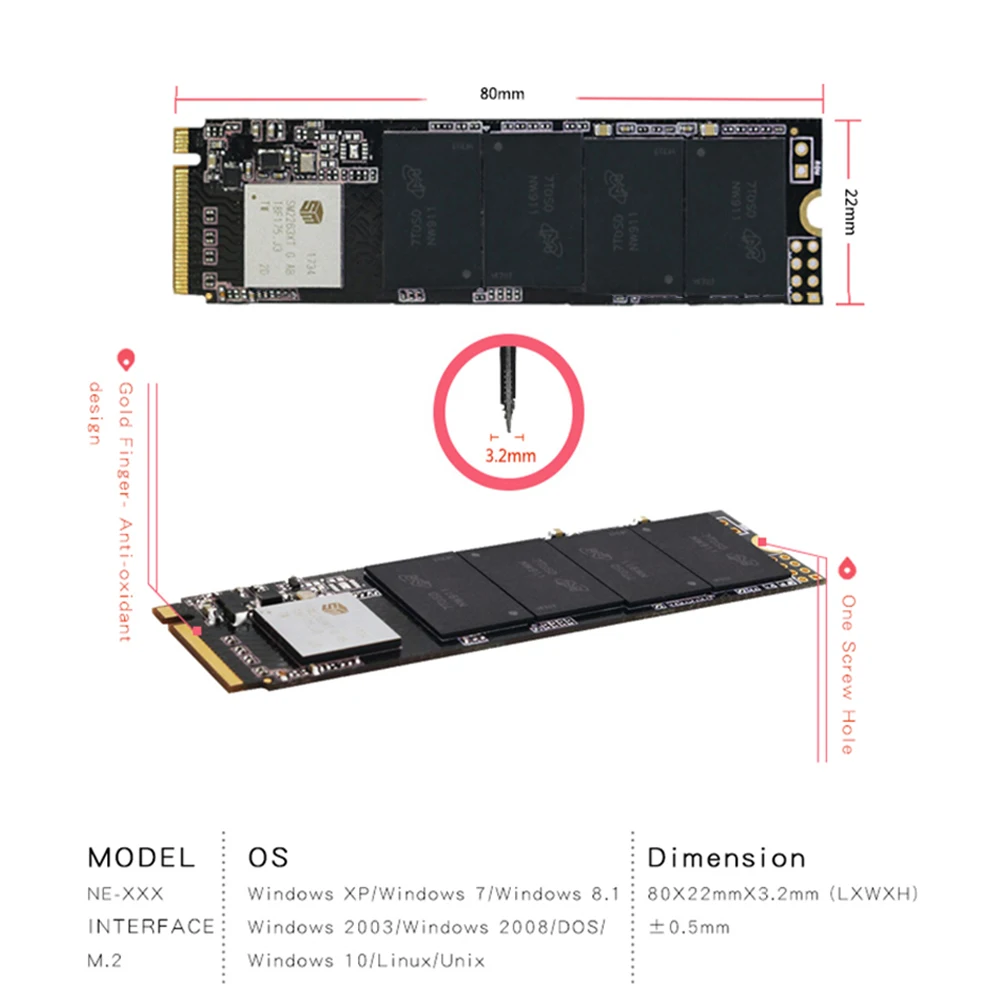 SSD M.2 Nvme Pcie 128 ГБ 256 512 1 ТБ 2280 HDD 3D NAND 8 г/локон высокоскоростного твердотельного накопителя для ноутбуков и настольных компьютеров reeinno бренд