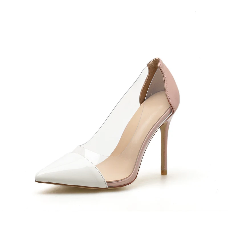 Zapatos mujer элегантные женские туфли лодочки на высоком тонком каблуке свадебные