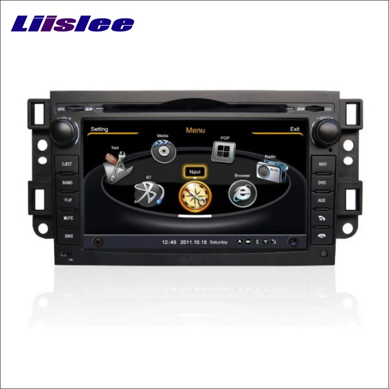Sale Liislee Car GPS Nav Navi Map Navigation For Daewoo Gentra - Car Radio Stereo TV DVD iPod BT HD Screen S160 Multimedia System 1