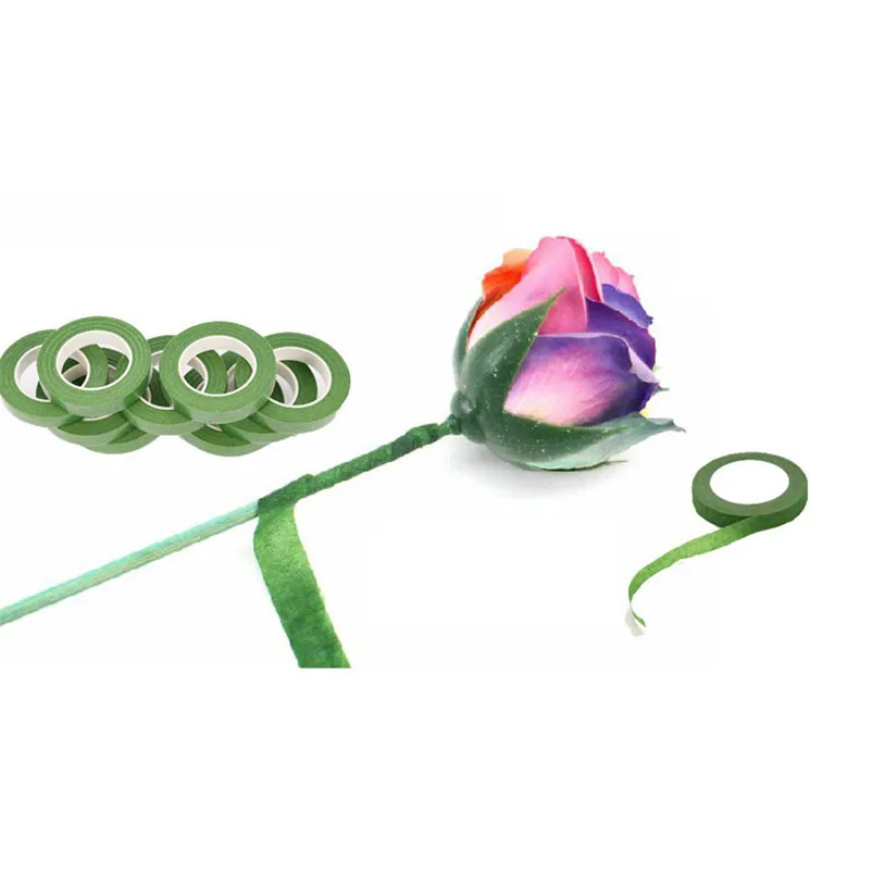 Green Artificial Flower Tape Wrap Stamen Handmade flower art DIY Wreath