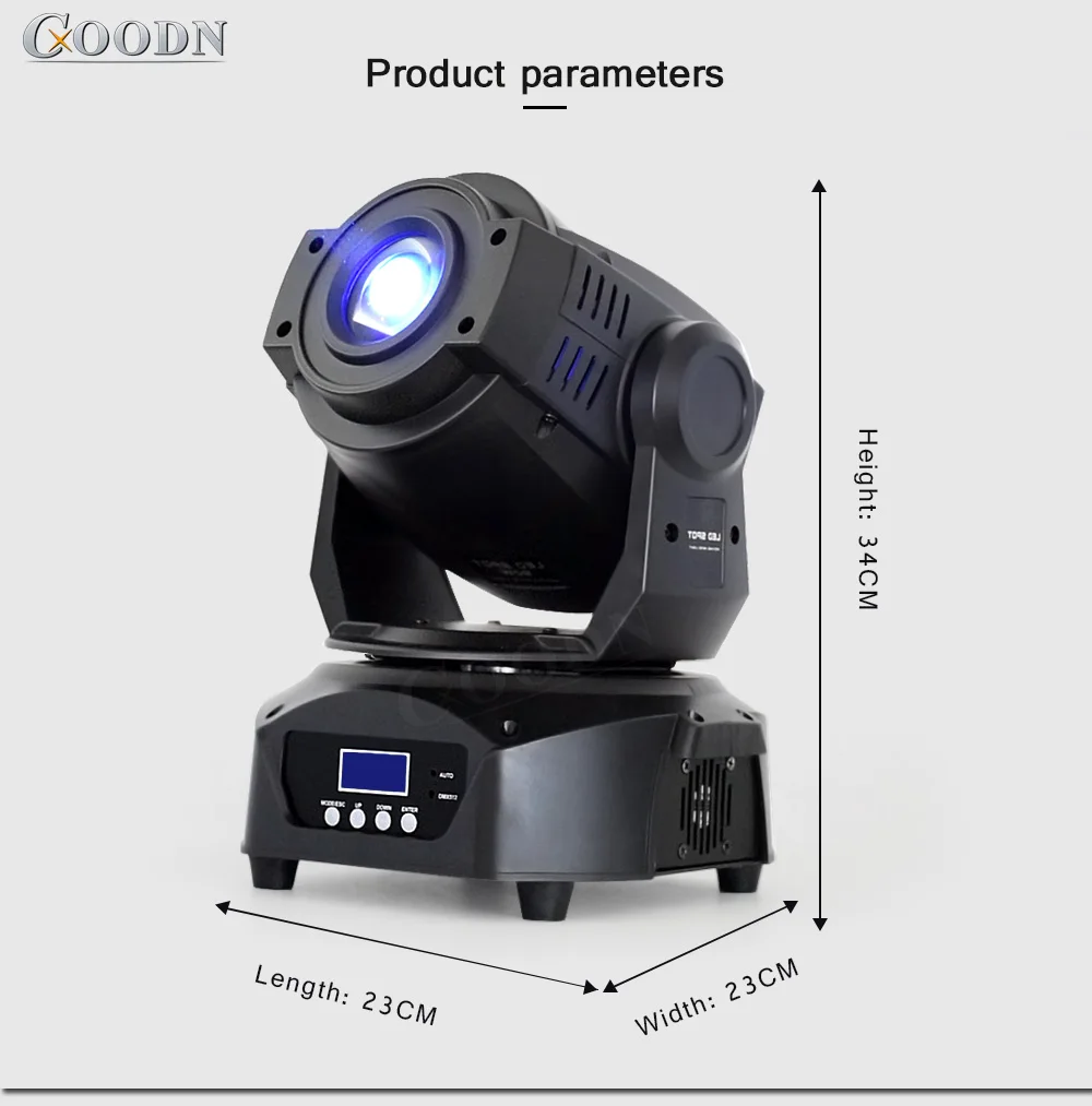 Lyre Spot Moving Head светодиодный светильник 90 Вт гобо с 3 лицо призма для DJ сценического театра диско ночного клуба