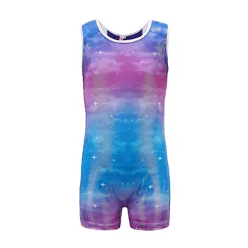 

star pattern trousers body suit dance practice clothes dance clothes ballet Children's sports sleeveless gymnastics suit