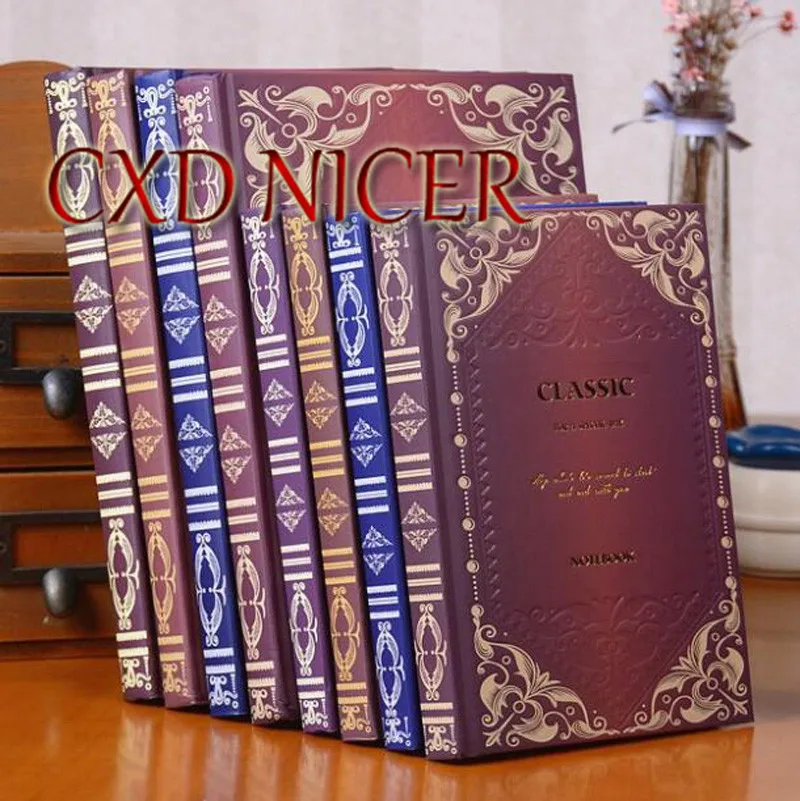 

Creative Horizontal Line A5 Notebook European Retro Beautiful Thick Business Draw Paper Sketch Notebook Dd1333