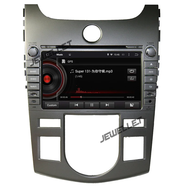 Excellent Quad core 1024*600 HD screen Android 9.0 Car DVD GPS radio Navigation for Naza Kia Forte Cerato 2009-2013 with 4G/Wifi DVR OBD 9