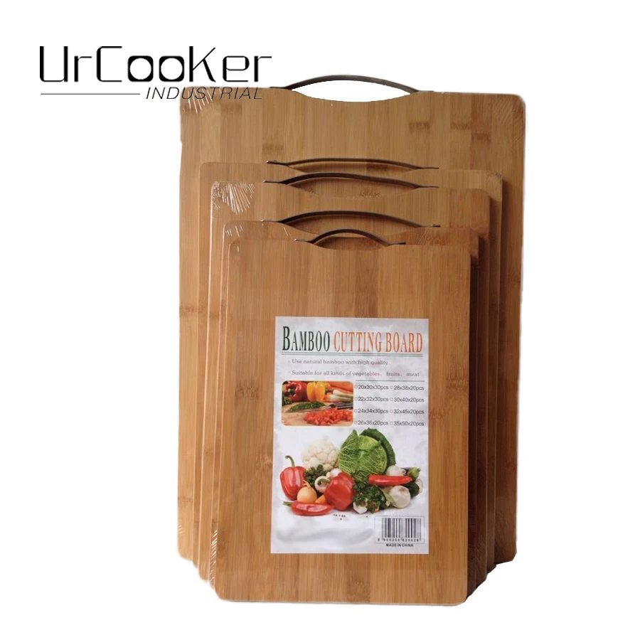 Urcooker Popular bamboo chopping board food grade vegetable cutting board durable cutting board