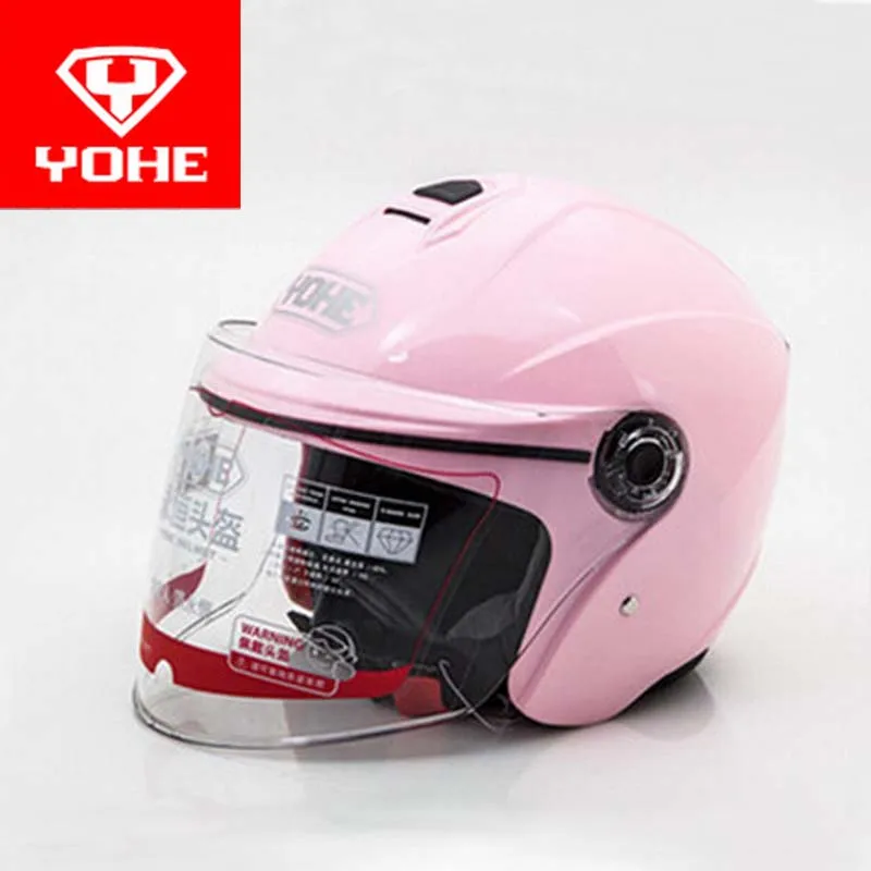 Новые модные Moto Racing Yohe половина лица мотоциклетный шлем YH-870A мотоциклетные шлемы из abs свободный размер 56-61 см