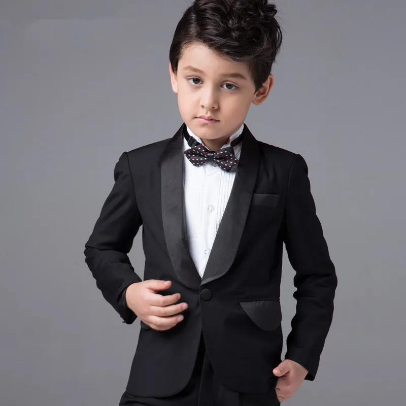 Elegant Children Boy Tuxedo Suit Kids Prom Suits For Weddings Party