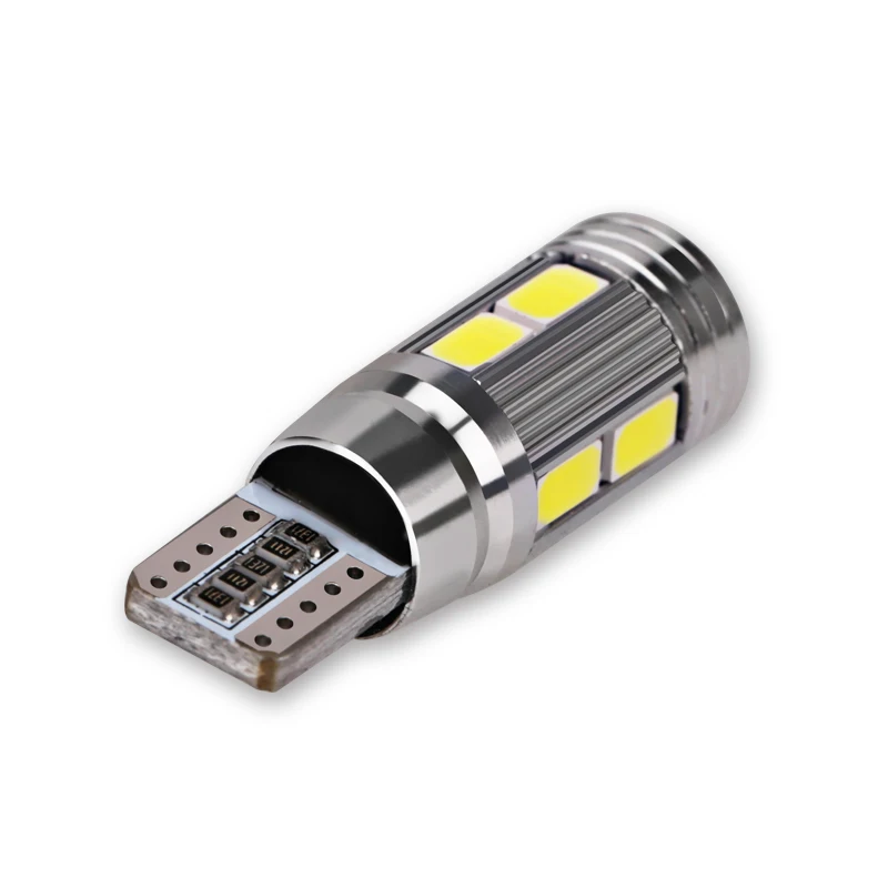 Автомобильный светодиодный светильник T10 194 W5W Canbus лампа без ошибок 5630 SMD для