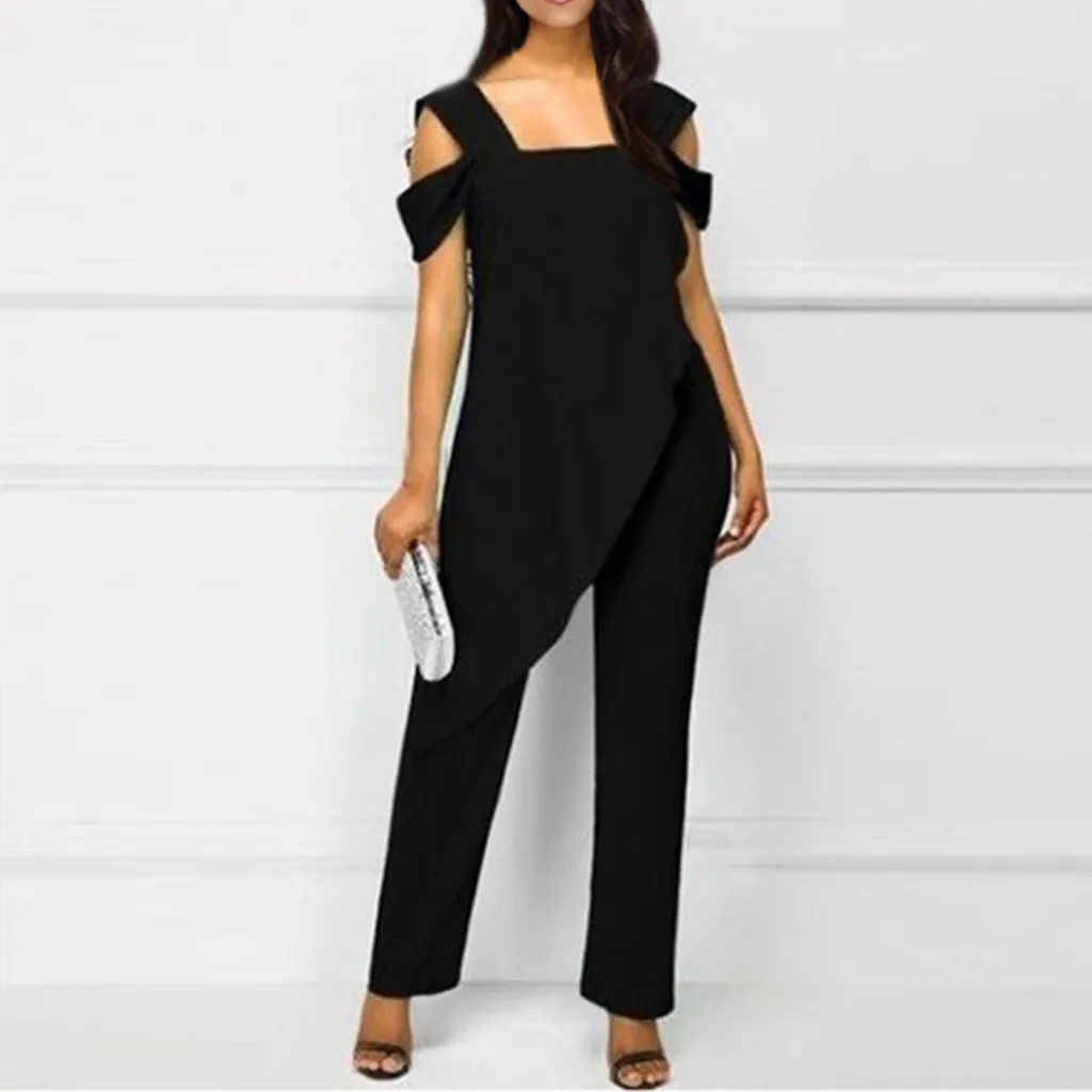

2019 MAXIORILL New сиамские брюки women's fashion Slim casual irregular large size jumpsuit wholesale free shipping t3+3