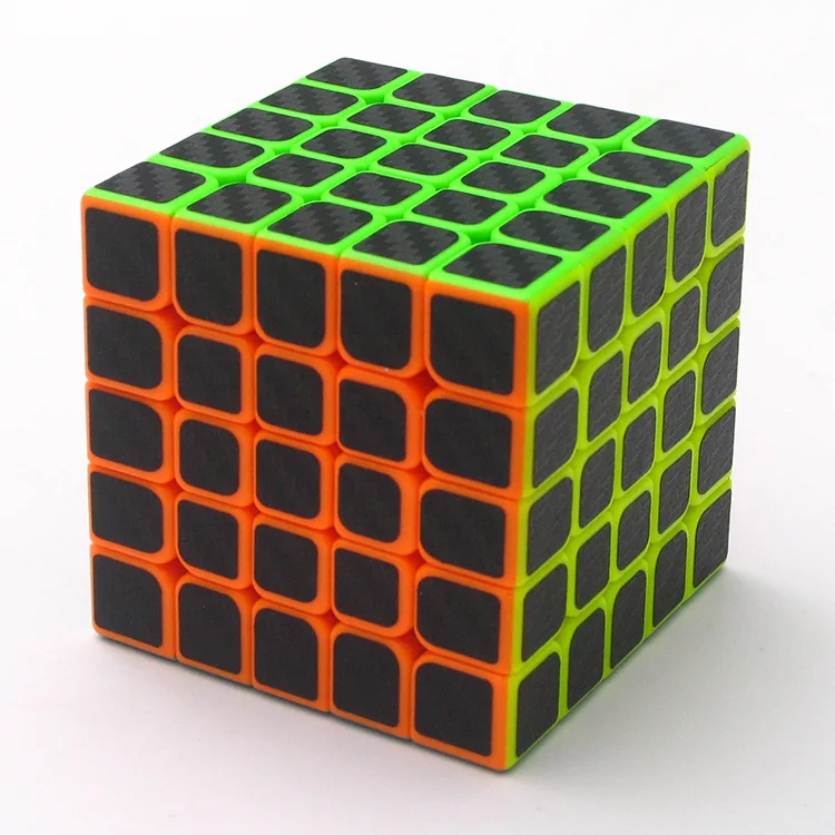

5*5*5 Carbon Fiber Stickers Cube Speed Magico Cubo Profession Competition Speed Cubo Puzzle Neo Cube Toys