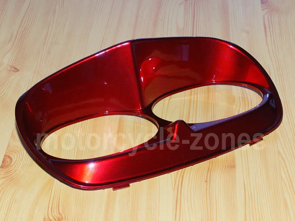 

Red Hawk Sharp Headlight Cover For Harley Road Glide Roadglide 1998 - 2013 Motorcycle Headlight Bezel Scowl Outer