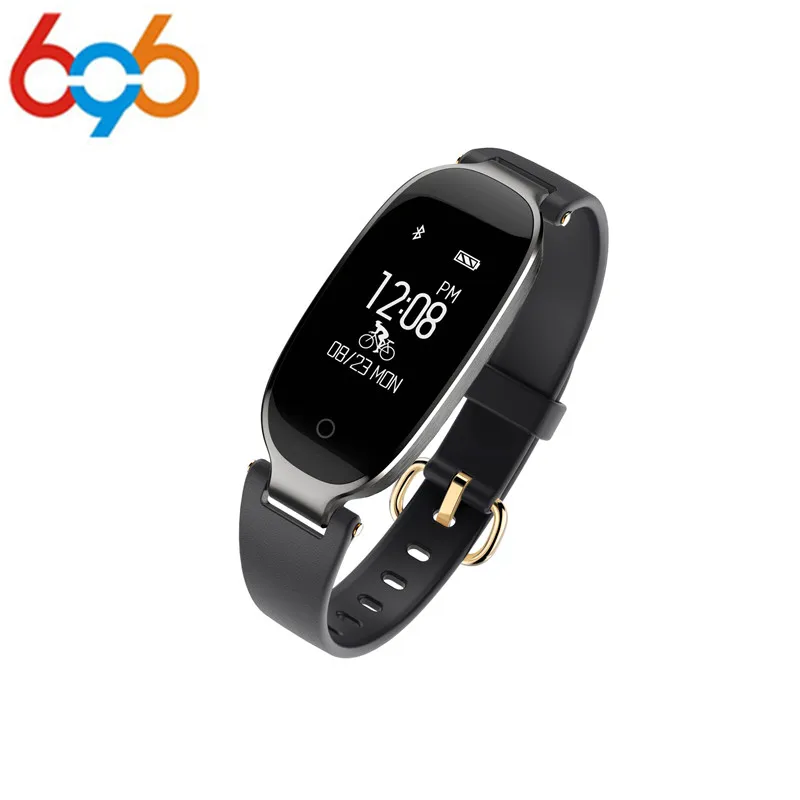 696 S3 Bluetooth Смарт часы модные женские с монитором сердечного ритма фитнес трекер