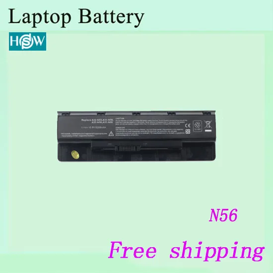 N46 N56 N76 Аккумуляторы для ноутбуков ASUS N46V N46VJ N46VM N46VZ N76V N76VJ N76VM N76VZ батареи |