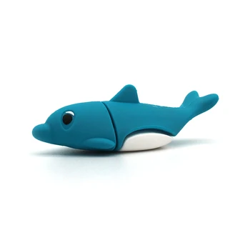 

New Arrival Cartoon Dolphin Usb Flash Drive 4GB 8GB Animal 16GB 32GB 64GB Pendrive USB 2.0 Flash Memory Stick U Disk pen Drive
