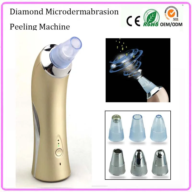 

Home Spa Deep Pores Facial Cleansing Face Cleaner Diamond Peeling Acne Blackhead Remove Skin Exfoliating Lifting Equipment