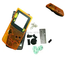 Горячая для GBCShell Mix Clear Orange Black color Limited PokemonPikachu пластиковые линзы для Nintendo dogameboy цвета с подушечками