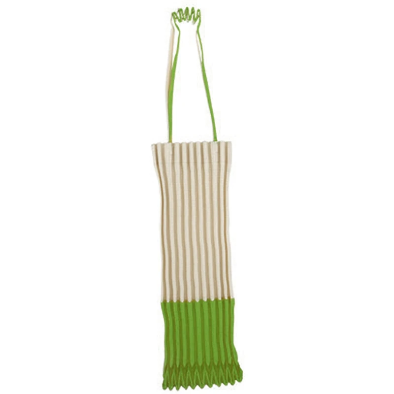 

ABSF Japanese Style Request Wrinkle Reason Handbag Canvas Large Capacity Shoulder Bag Vertical Pleated Shopping Bag