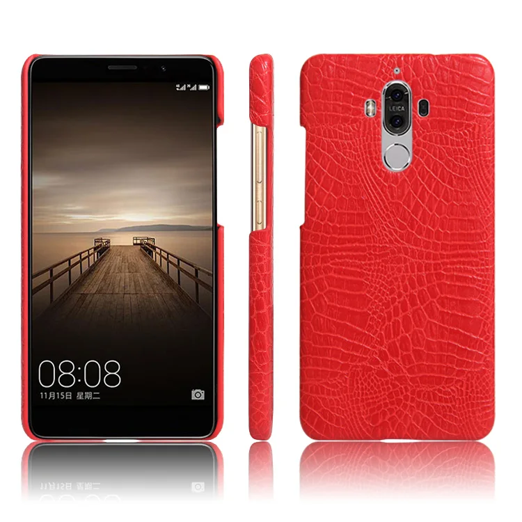 Huawei Mate 9 MHA L09 L29 AL00 чехол для с узором крокодиловая кожа кожаная накладка на заднюю