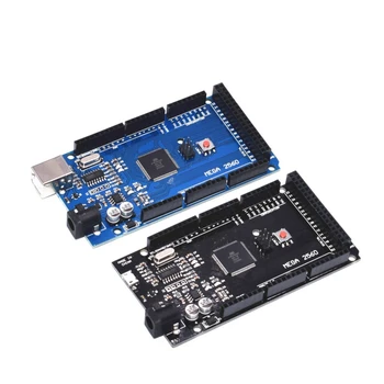 

10pcs no cable Mega 2560 R3 CH340G/ATmega2560-16AU MicroUSB. Compatible for Mega 2560 With Bootloader (hei/lan)