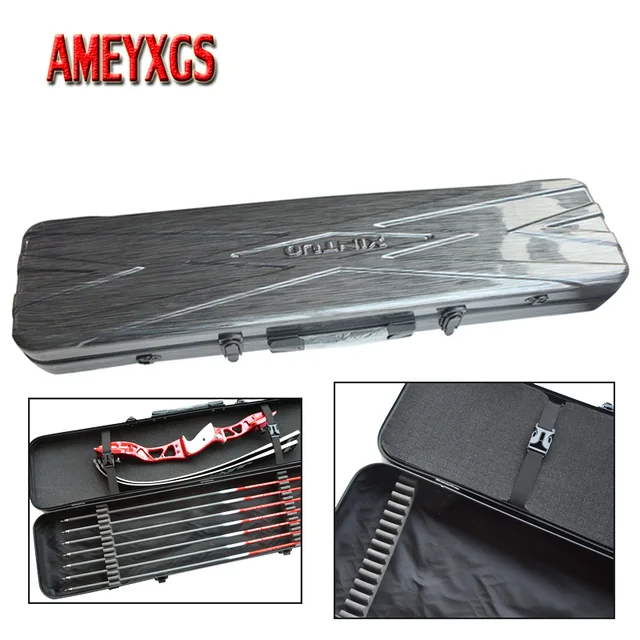  US $98.02 Archery Recurve With Arrow Splitter Foam Single Shoulder back Portable Waterproof Case 