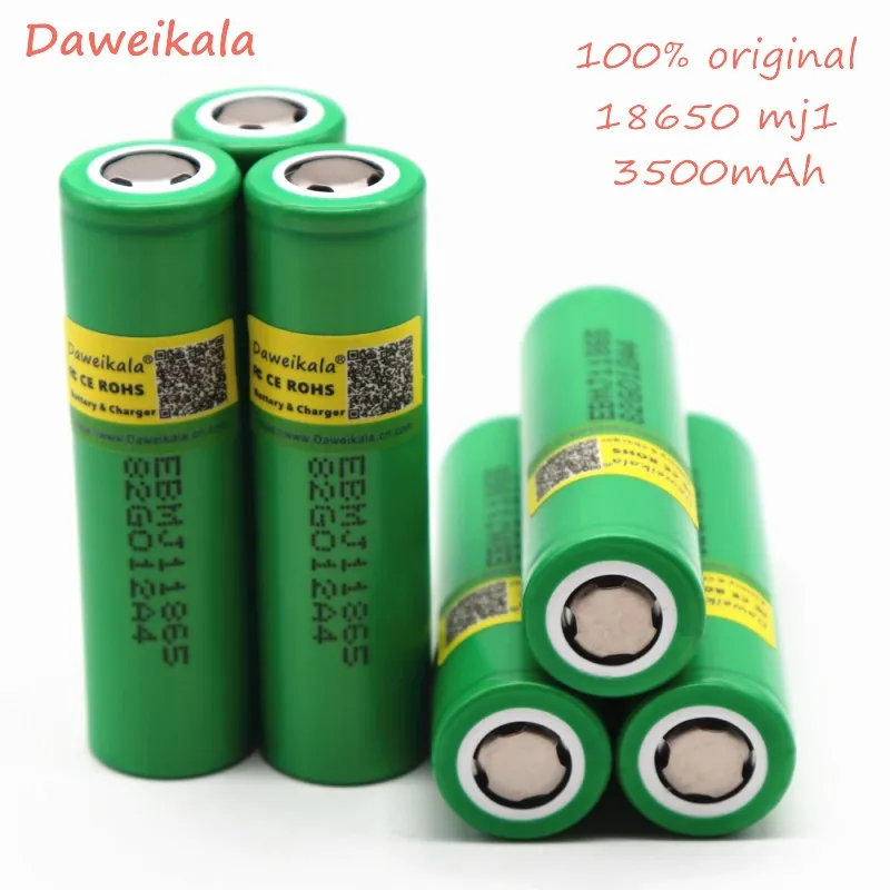 

100% Original MJ1 18650 battery INR18650MJ1 10A discharge li-iony battery cell 3500mah INR18650MJ1 batteries