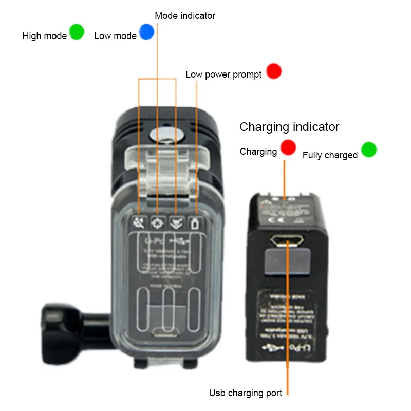 ARCHON DV400 Дайвинг светильник светодиодный вспышка светильник наружная камера фотография заполняющий светильник светодиодный подводный видео светильник