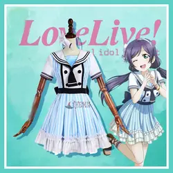 Athemis Love Live! Нозоми Тодзио костюм моряка платье Косплэй Костюм Сделано высокое качество