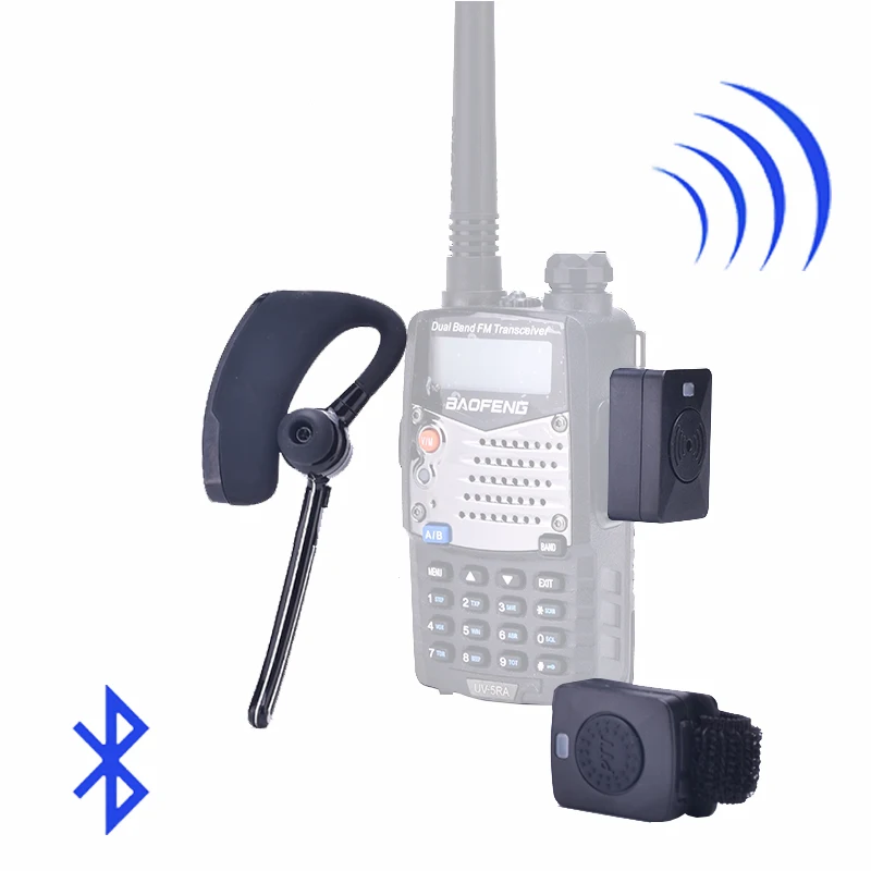 Беспроводная рация Baofeng 888S Bluetooth гарнитура двухсторонняя динамик для наушников