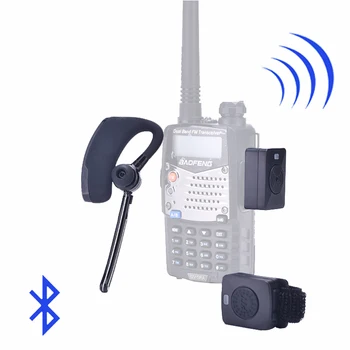Baofeng-Walkie Talkie inalámbrico con Bluetooth, auricular de Radio bidireccional, 888S, UV-82, UV5R