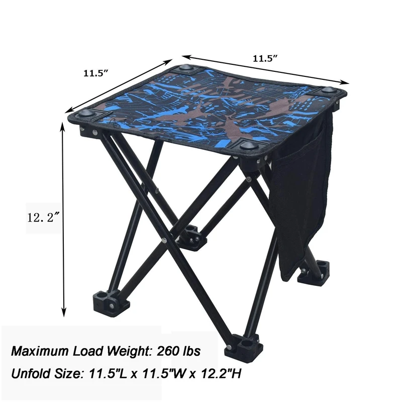 Портативный Табурет для кемпинга небольшой складной туристический стул с сумкой для переноски для рыбалки пешего туризма садоводства пляжа