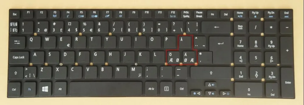 FOR ACER ASPIRE E1-530G E1-532 E1-532G E1-532P Keyboard Italian Tastiera Black