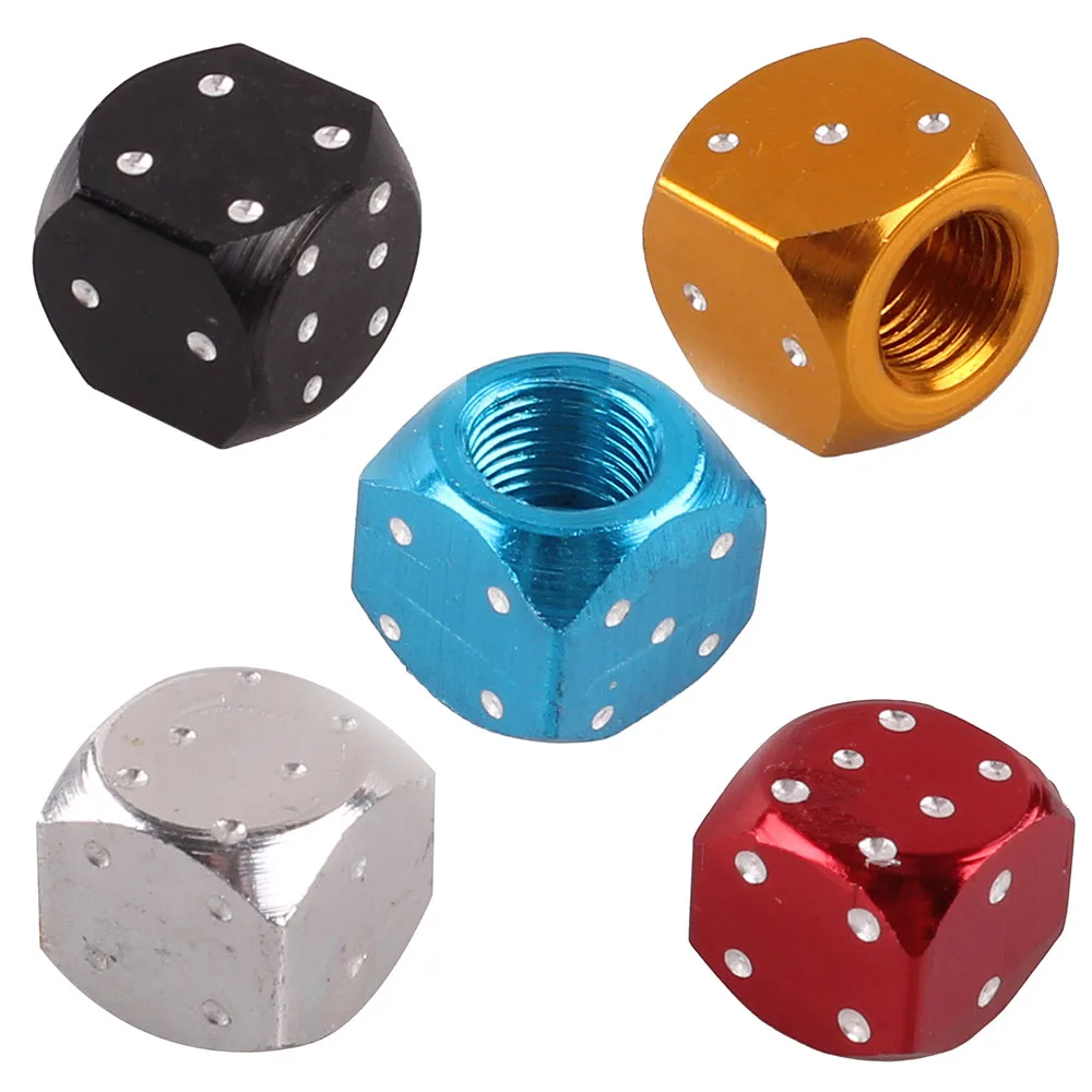 2pcs Universal Aluminium Dice Bike Car Motorcycle ATV Tire Wheel Rims