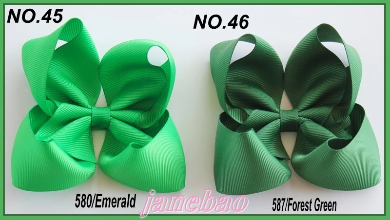 

free shipping Newests 1000pcs 4'' fashion Boutique hair bows Girl ABC hair clips solid color hair bows layer hair clips-A