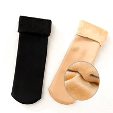 Классические винтажные стильные зимние Бархатные повседневные женские термоноски, одноцветные теплые носки, короткие черные толстые кашемировые носки без пятки для женщин